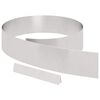 vidaXL Fűszeg&eacute;lyez&eacute;s 4 db 450 x 15 cm Rozsdamentes ac&eacute;l Ez&uuml;st