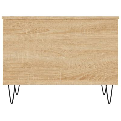vidaXL sonoma tölgy színű szerelt fa dohányzóasztal 60x44,5x45 cm