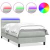 vidaXL vil&aacute;gossz&uuml;rke b&aacute;rsony rug&oacute;s &eacute;s LED-es &aacute;gy matraccal 100x220 cm