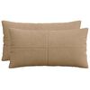 vidaXL P&aacute;rna huzat 2 pcs ALMELO Barna 40 x 70 cm cord