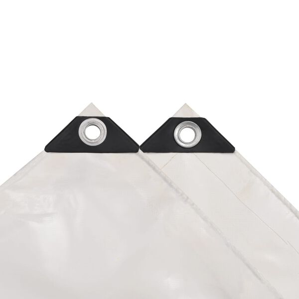 vidaXL fehér takaróponyva 650 g/m² 2 x 3 m