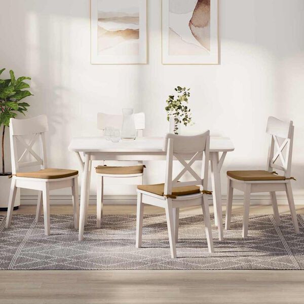 vidaXL Ülőpárnák 4 pcs Barna 40 x 40 x 3 cm Bársony