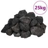 vidaXL fekete vulkanikus kőzetek 3-5 cm 25 kg