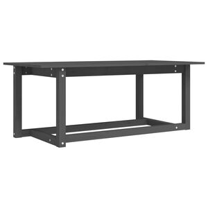 vidaXL sz&uuml;rke t&ouml;m&ouml;r fenyőfa doh&aacute;nyz&oacute;asztal 110 x 55 x 45 cm