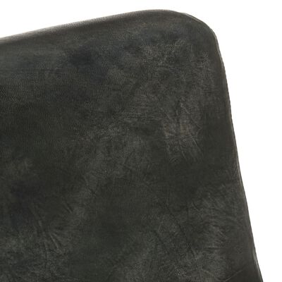 vidaXL antikolt szürke valódi bőr kétszemélyes kanapé