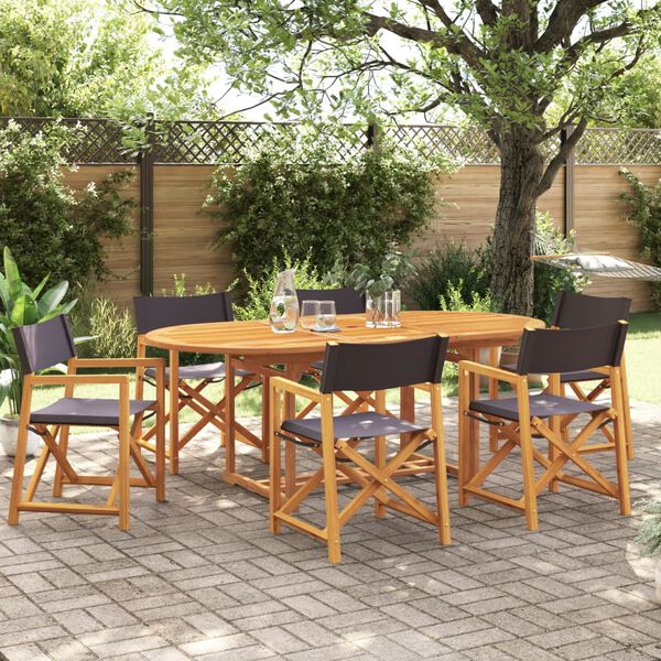 vidaXL 6 db s&ouml;t&eacute;tsz&uuml;rke sz&ouml;vet &ouml;sszecsukhat&oacute; kerti sz&eacute;k