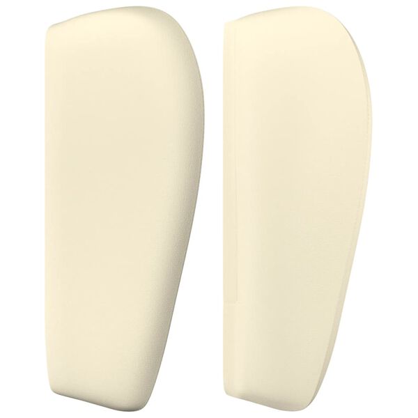 vidaXL kr&eacute;msz&iacute;nű műbőr sz&aacute;rnyas fejt&aacute;mla 83x23x78/88 cm