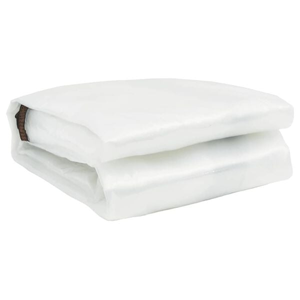 vidaXL átlátszó ponyva lyukasztóval 6x12 m polietilén