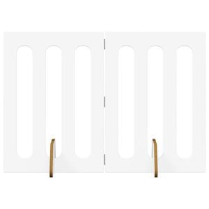 vidaXL Hajthat&oacute; &aacute;llatker&iacute;t&eacute;s 2 pcs Feh&eacute;r 100,5 x 38 x 70 cm M&eacute;rn&ouml;ki fa