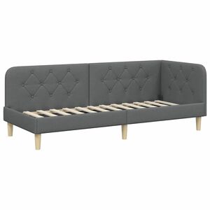 vidaXL Sarok&aacute;gy keret S&ouml;t&eacute;tsz&uuml;rke 80 x 200 cm sz&ouml;vet
