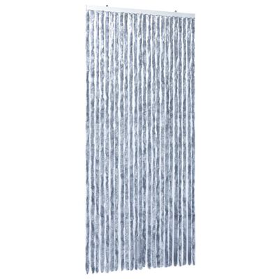 vidaXL ezüstszínű zsenília rovarfüggöny 100 x 220 cm