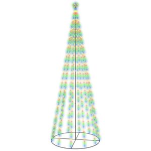 vidaXL k&uacute;p alak&uacute; kar&aacute;csonyfa 732 sz&iacute;nes LED-del 160 x 500 cm