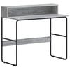 vidaXL T&aacute;rol&oacute;val rendelkező &iacute;r&oacute;asztal Sz&uuml;rke Sonoma 100 x 50 x 91 cm
