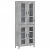vidaXL betonsz&uuml;rke szerelt fa magasszekr&eacute;ny 69,5 x 34 x 180 cm
