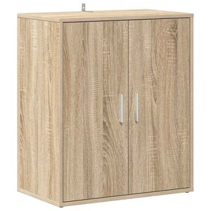 vidaXL sonoma t&ouml;lgy sz&iacute;nű szerelt fa cipősszekr&eacute;ny 60 x 35 x 70 cm