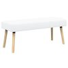 vidaXL Csatorna-parn&aacute;s pad Feh&eacute;r 110 x 40 x 46 cm Sz&ouml;vet