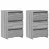 vidaXL 2 db sz&uuml;rke sonoma szerelt fa &eacute;jjeliszekr&eacute;ny 40x35x62,5 cm