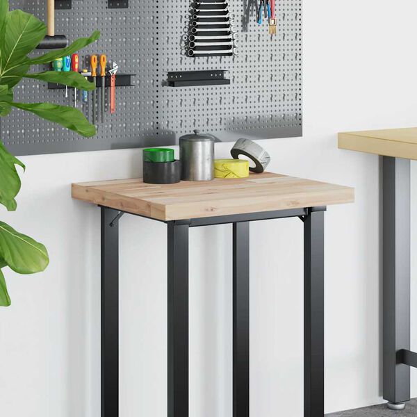 vidaXL kezeletlen t&ouml;m&ouml;r ak&aacute;cfa &iacute;r&oacute;asztallap 80 x 50 x 4 cm