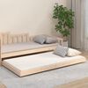 vidaXL t&ouml;m&ouml;r fenyőfa &aacute;gy matrac n&eacute;lk&uuml;l 90 x 200 cm
