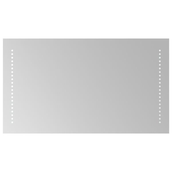 vidaXL LED-es f&uuml;rdőszobat&uuml;k&ouml;r 40x70 cm