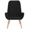 vidaXL fekete sz&ouml;vet pihenőfotel
