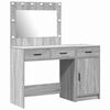 vidaXL &Ouml;lt&ouml;zk&ouml;dőasztal 2 db Sz&uuml;rke 40 x 41 x 75 cm Szerelt Fa