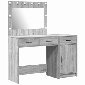 vidaXL &Ouml;lt&ouml;zk&ouml;dőasztal 2 db Sz&uuml;rke 40 x 41 x 75 cm Szerelt Fa