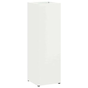 vidaXL Napernyő &Aacute;llv&aacute;ny t&aacute;rol&oacute;val Feh&eacute;r 15,5 x 15,5 x 49 cm F&eacute;m