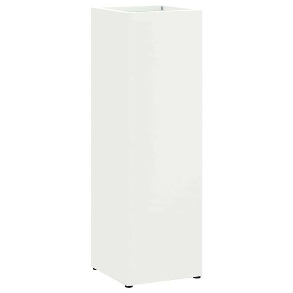 vidaXL Napernyő &Aacute;llv&aacute;ny t&aacute;rol&oacute;val Feh&eacute;r 15,5 x 15,5 x 49 cm F&eacute;m