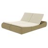 vidaXL b&eacute;zs polyrattan napoz&oacute;&aacute;gy