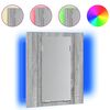vidaXL sz&uuml;rke sonoma szerelt fa t&uuml;kr&ouml;s szekr&eacute;ny LED-del 40x12x45 cm
