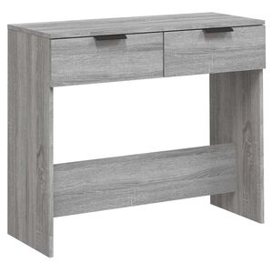 vidaXL sz&uuml;rke sonoma sz&iacute;nű szerelt fa t&aacute;lal&oacute;asztal 90 x 36 x 75 cm