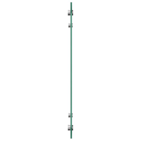 vidaXL Konyhai splashback Világosszürke 70 x 50 x 0,6 cm edzett üveg