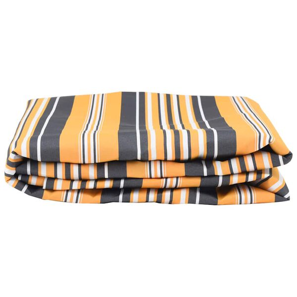 vidaXL Napernyő Csere S&aacute;rga &eacute;s Sz&uuml;rke 1000 x 160 cm Poli&eacute;szter V&aacute;szon