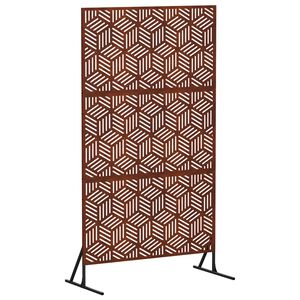 vidaXL Mag&aacute;nszf&eacute;ra K&eacute;pernyő 100 x 50 x 180 cm Időj&aacute;r&aacute;s&aacute;ll&oacute; Ac&eacute;l