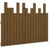 vidaXL m&eacute;zbarna t&ouml;m&ouml;r fenyőfa fali fejt&aacute;mla 108 x 3 x 80 cm