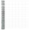 vidaXL Legelőkerítés Ezüst 25 x 1.2 m Horganyzott acél
