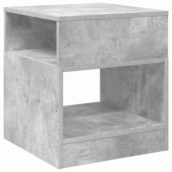 vidaXL V&eacute;gasztal Beton Sz&uuml;rke 40,5 x 40 x 45 cm Faanyag