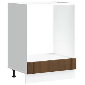 vidaXL s&uuml;tő szekr&eacute;ny Lucca barna t&ouml;lgy fűr&eacute;sz&aacute;ru műfa