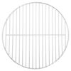 vidaXL kerek 304 rozsdamentes ac&eacute;l BBQ grillr&aacute;cs &Oslash;37 cm