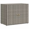 vidaXL sz&uuml;rke polyrattan kerti t&aacute;rol&oacute;szekr&eacute;ny 100 x 55,5 x 80 cm