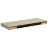vidaXL 2 db t&ouml;lgysz&iacute;nű MDF lebegő fali polc 60 x 23,5 x 3,8 cm