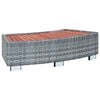 vidaXL sz&uuml;rke polyrattan spa fell&eacute;pő 92 x 45 x 25 cm
