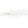 vidaXL fehér ágykeret fejtámlával 180 x 200 cm