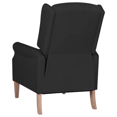 vidaXL fekete szövet dönthető szék