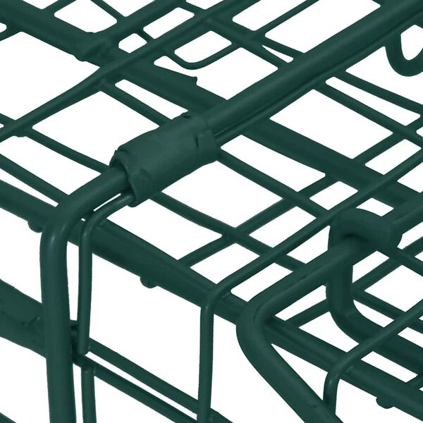 vidaXL &Aacute;llatcsapda Z&ouml;ld 61 x 20 x 21,5 cm Ac&eacute;l