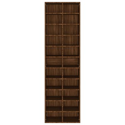 vidaXL barna tölgy színű szerelt fa cipősszekrény 54 x 34 x 183 cm
