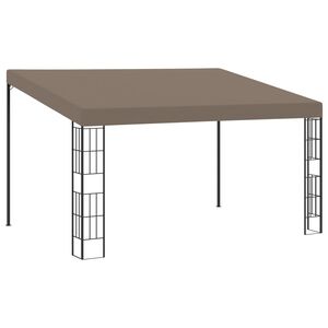 vidaXL t&oacute;psz&iacute;nű falra szerelhető sz&ouml;vetpavilon 4 x 3 m