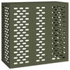 vidaXL L&eacute;gkondicion&aacute;l&oacute; Takar&oacute; Oliva z&ouml;ld 110 x 50 x 105 cm Ac&eacute;l