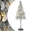 vidaXL Kar&aacute;csonyfa 300 LED-del &aacute;llv&aacute;nnyal Feh&eacute;r 210 cm PE &eacute;s Ac&eacute;l